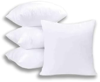 Giovanni Dolcinotti | Set di 4 Imbottiture Cuscini Interni 50x50 - Cuscini per Divano e Letto - Anallergici, Morbidi e Lavabili in Lavatrice - Fibra Siliconata Antiacaro - Made in Italy
