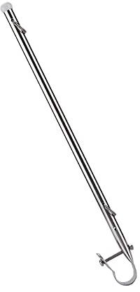 EIMSOAH Marine-Flaggenmast, Robuster Flaggenstock für Yachten, 304 Edelstahl, 40 Cm/15,7 Zoll, für Freizeitfahrzeuge