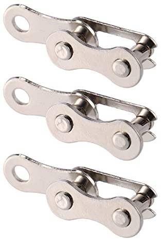 X AUTOHAUX 3 Pair Single Speed Chain Master Link Joint Clip Connectors for Bike