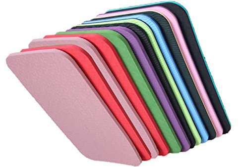 Garneck 12stücke Yogakissen Verdicktes Sitzpolster Yogasitzkissen Kniekissen für Sport Outdoor-aktivitäten und Täglichen Gebrauch Zufällige Farbe
