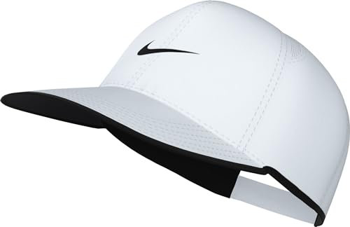 Nike cap K Nk DF Club cap Us CB Fthlt, White/Black/Black, FB5062-100, 1SIZE