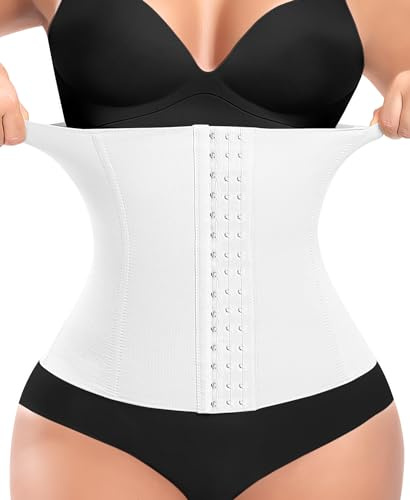 Werkiss Waist Trainer Corset Shapewear Underwear(#2 White(height: 11)-b-1, XL)