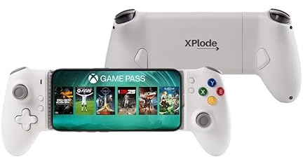 XPlode Type-C Mobile Gaming Controller for Android and iPhone 15/16 Series (USB-C) - Suitable for Cloud Gaming, Call Of Duty, PUBG, Fortnite - Support Xbox Game Pass, Playstation - Phone Controller