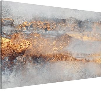 Magnettafel Pinnwand für Magnete Muster Magnetboard - Magnetwand Made in Germany - Kunstkopie Abstrakt Notiztafel grau Küche Flur Büro Visionboard WBMT_6744 (90x60cm)