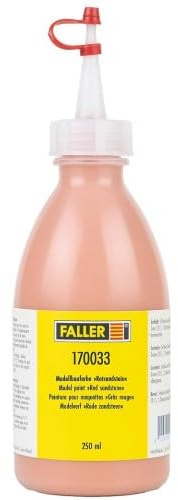 FALLER 170033 - Modellbaufarbe Rotsandstein, 250 ml -