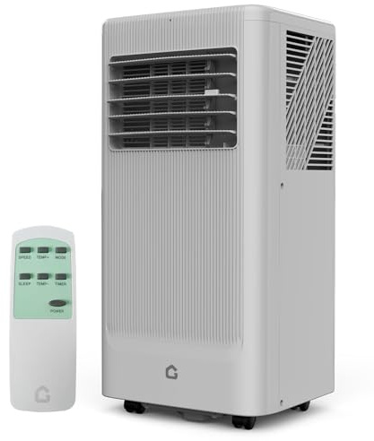 Condizionatore d'aria portatile da 8.000 BTU, unità CA portatile 4 modalità con raffreddamento, ventilatore, deumidificatore, modalità sonno, raffredda fino a 350 mq, kit di installazione completo