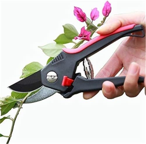 WEYIMVTO Cesoie da Giardinaggio, Forbici da potatura manuali in Acciaio affilato SK-5 for impieghi gravosi, tagliasiepi, cesoie e Utensili for Giardinaggio