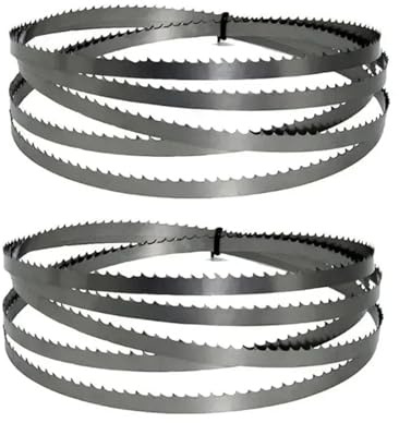 Lot de 2 lames de scie à ruban SK5 2240 mm x 6,35 mm x 0,35 mm, 6 dents TPI, for couper le bois, les métaux non ferreux et le plastique