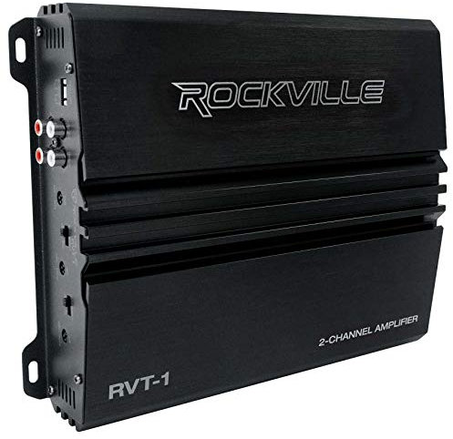 Rockville RVT-1 1000w Peak/250w Dyno-Certified RMS 2 canali amplificatore stereo amplificatore auto