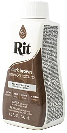 Rit Dye Liquid 236ml Dunkelbraun