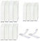 36 Paar (72 Stück) Poster Strips,Bilder Montage Strips,Selbstklebend Poster Strips,Montage Strips,Powerstrips,Nicht Bohrende Bild Aufhänger, Abnehmbare Bild Aufkleber,Rahmen（16*46mm,16*70mm,19*92mm）