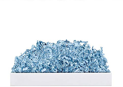 SizzlePak Sky blue, hellblaues Füllmaterial und Polsterpapier, Geschenk-Verpackungen, Deko, Geburtstag, Weihnachten - 1 kg | Für Geschenk-Verpackungen, Deko, Geburtstag, Weihnachten