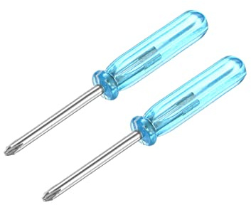 uxcell Mini Phillips Screwdriver, 2.0mm Cross Head 45mm Length for Small Appliances Repair, 2 Pcs