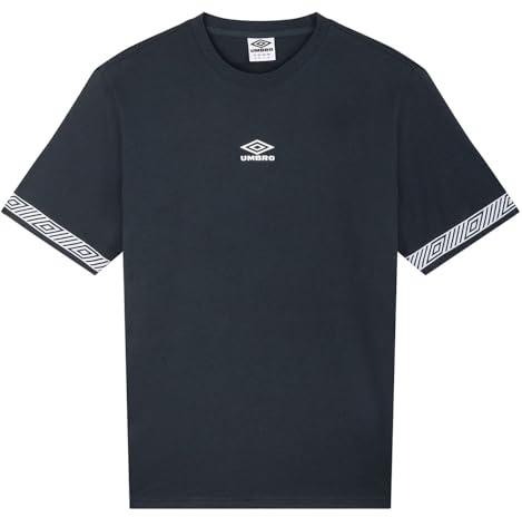 Umbro Herren Sports Style Supporters Tee T-Shirt, Colleigate Blue/White, L