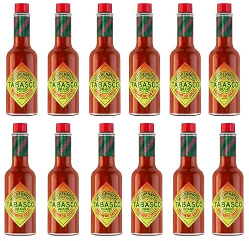 Tabasco Habanero Hot Sauce, 57 ml, paquete de 12 unidades