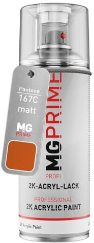 MG PRIME Pantone 167C Orange matt 2K Acryl Spraydose Sprühdose 400 ml schnelltrocknend