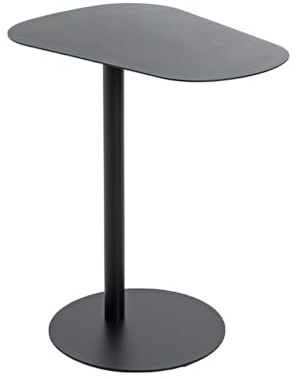 HAKU Beistelltisch schwarz Metall Couchtisch klein - Maße: B 53 x H 60 x T 38 cm Style: Modern
