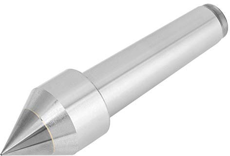 Torno de Punto Muerto Cónico Morse de 44 Mm, Acero de Alta Precisión con ángulo Superior de 60 Grados, Adecuado para Fresadora, Torno, 170 Mm de Longitud, Material 40Cr,