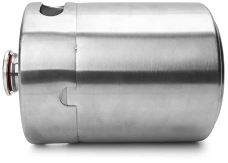 JKELPV Produzione di Birra 1PC 2L Beer Kegs Mini Beer Growler in Acciaio Inossidabile per Birra da Festa barile da Birra