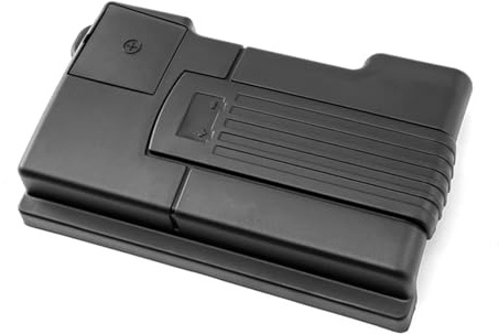 ZHINUAN Cache batterie de voiture, Convient for Skoda, Kodiaq, Octavia, VW, Golf, Tiguan MK2, Passat, SEAT, coque de protection Boîtier de protection anti-poussière pour batterie de véhicule