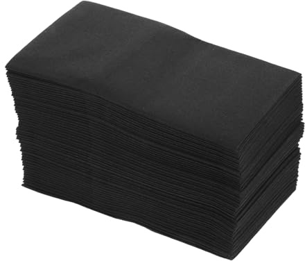 AUTSUPPL 50 pièces Lot de Serviettes Jetables à Poche pour Couverts Pliées Résistantes Pâte de Bois pour Restaurants Hôtels Mariages et Fêtes Accessoires de Table Pratiques et Économiques