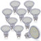 HCFEI Lot de 10 Ampoules LED GU10, 3W équivalent 50W, 430 lumens, Blanc froid 5000K, Pas de scintillement,Verre,100-240V AC, non variable