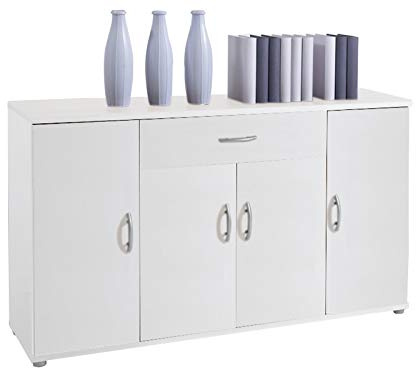 möbelando Sideboard Highboard Anrichte Kommode Standschrank Beistellschrank Lissy I