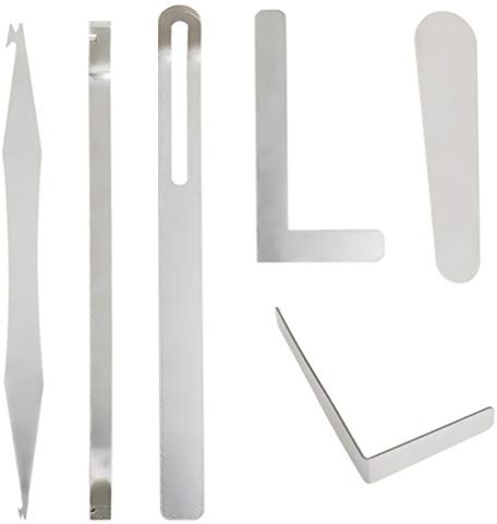 Saxophon-Reparatur-Werkzeug-Set, Saxophonteile, Stick-Pads, Holzblasinstrument-Zubehör, Silber