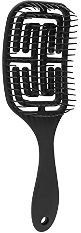 Cepillo para desenredar, Cepillo para peinar el cabello para cabello seco y húmedo, Cepillos para peinar para mujeres y hombres, Desenredar el cabello húmedo o seco(negro)