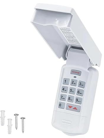 for Genie Garage Door Opener Keypad for All Genie Overhead Door Intellicode CodeDodger and DIP Switch Garage Door Openers, Wireless Keypad Keyless Entry GK-R OKP-BX, 315/390 MHz 1 PCS