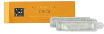 RITUALS Auto Parfüm Refill Mehr Car Air Freshener – 2 Nachfüller für das Auto mit Aroma von süßer Orange und Zedernholz– Auto Duft Nachfüllpack – 2 x 3 g