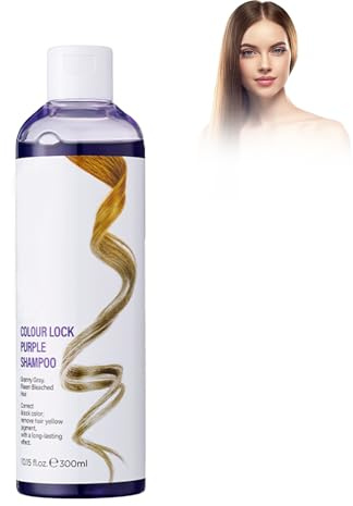 Shampoo anti ingiallimento, shampoo intensivo argento anti ingiallimento, shampoo colorante viola, shampoo per capelli biondi e grigi per neutralizzare le macchie gialle