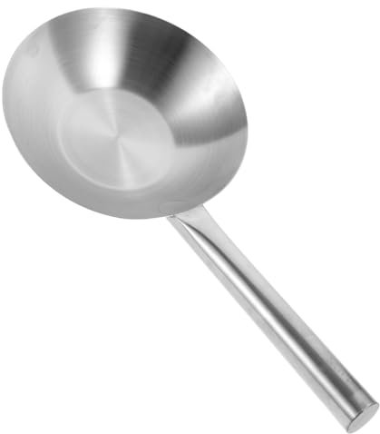 Warmhm 1kg Louche Acier Inoxydable à Manche Écumoire Pour Fleurs Outil De Cuisine Polyvalent Pour Transférer