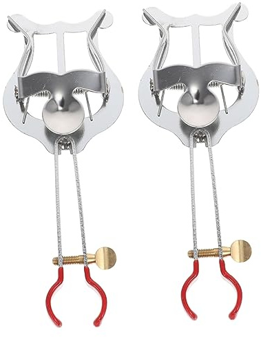 Beaupretty 2 Stück Trompeten Lyre mit Notenhefter Leichtes Instrumentenzubehör für Marching Bands für Musiknoten und Klarinettenspieler