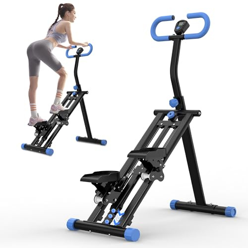 SAVEYOUR Stair Stepper für Home Workout | Treppenmeister für Zuhause mit 3 Stufen Widerstand, Foldbares Vertical Climber Maschine, Cardio Fitnessgerät mit LCD-Display