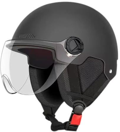 Djowyh Casco para Bicicleta Eléctrica,Casco de Motocicleta | Protección Auditiva Transpirable y Anti-UV Unisex - para Montar en Patineta Bicicleta y Más
