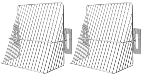 NUOBESTY Rejilla de Drenaje Lateral Tapa Antiobstrucción Removible 2piezas de Acero Inoxidable y Resistente Corrosión para Patio en Clima Tormentoso