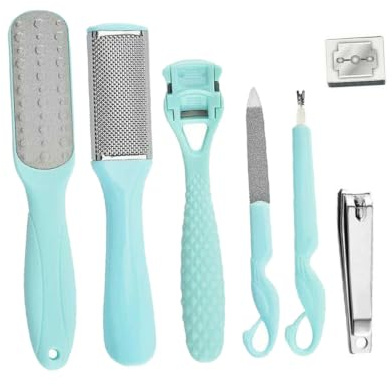 TOYZFRIENDY Professionelles Fußpflegewerkzeug Hornhautentferner Nagelhautentferner Ergonomisch Sky Damen und Herren zur Sicheren Hornhaut Nagelpflege zu Hause