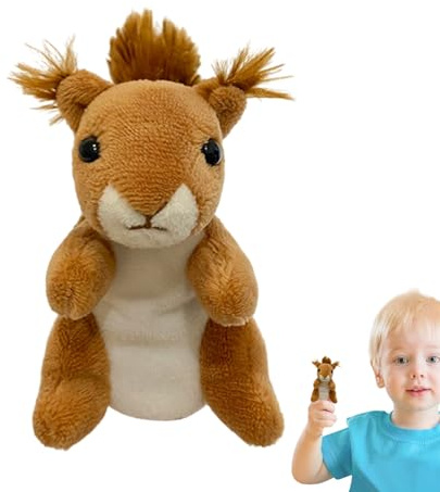 Tierhandpuppen – Bezaubernde Fuchs- Und puppenspielzeuge, Sicheres, Zuverlässiges Design, Langlebige Interaktive Fingerpuppen | Fantasievolles Geschichtenerzählen, Rollenspiel, Unterhaltsame, Leh