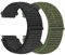 Vodtian 18mm Nylon Armband Kompatibel mit Garmin Venu 2S/Venu 3S/Vivoactive 4S/Vivomove 3S/Forerunner 255s/255s Music/265s, Schnellverschluss Ersatz Sport Loop Uhrenarmband für Damen Herren