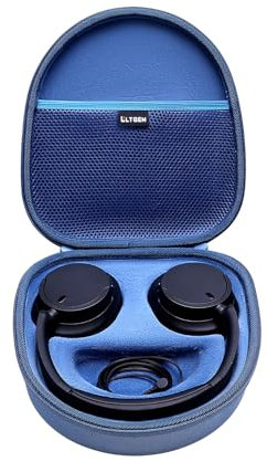 L LTGEM Hard Headphone Case for Sony WH-CH720N/ WH-CH700N/ WH-CH710N Wireless Noise Cancelling Headphones - Portable Travel Headphone Storage Cover Bag-Blue (Case Only)