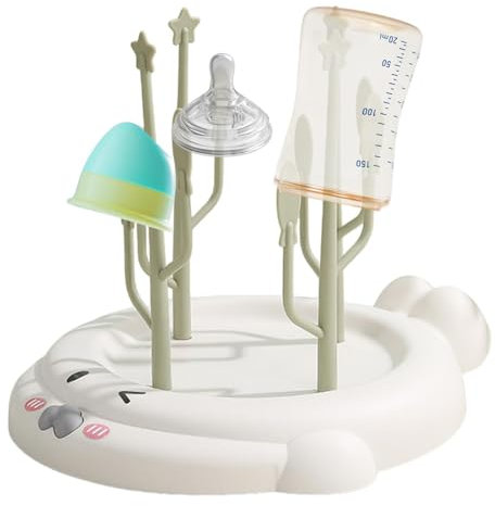 Flaschenwäschetrockner für Muttermilch - Flaschenhalter | Flaschenhalter | Ablauf zum Trocknen von Babyflaschen Baby Wishing Tree | Wasserbecherhalter für Kinder mit Bodenplatte