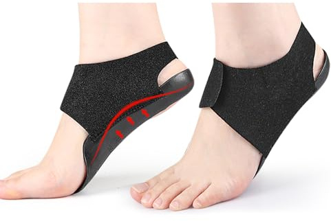 JHTSOLE Inserto di Supporto Arco Plantare Solette per Scarpe 3/4 per Donna Uomo,Inserti per Scarpe Ortesi 3/4 per Fascite Plantare,Piedi Piatti,Iperpronazione,Sollievo dal Dolore al Tallone