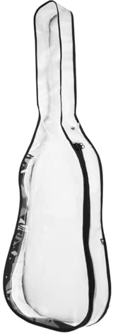 2. 39 Zoll Soft Gitarre Hülle Mit Aufbewahrung Tasche Klarer TPU Abdeckung Elektrische Akustik E Gitarre Clear Staubabdeckung