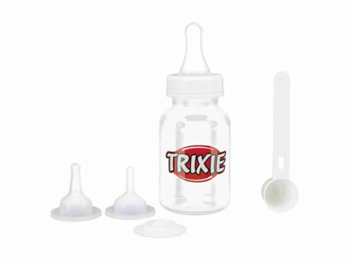 TRIXIE 24210 Saugflaschen-Set, 120 ml, transparent/weiß