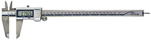 Mitutoyo 500-754-20 Pinza de freno absoluta a prueba de refrigerante CD-P12S, 0-12 / 0-300 mm.0015 Precisión.0005 / 0,01 mm Resolución, IP67, sin salida