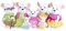 Li’l Woodzeez Age 3+ – Nibblekin Mouse Family with Grandparents – 7pc Toy Set with Miniature Animal Figurines – Animal Toys and Accessories for Kids +