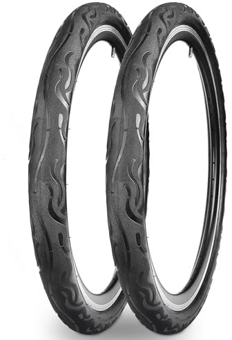 GRELiving Fahrradreifen 26x2.125 57-559 Faltbar Reifen Fahrradmantel Pendler-Reifen für MTB City-Bike Road Cruiser Bike Tires