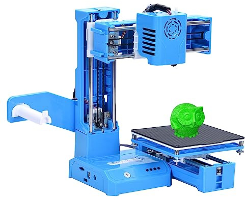 Sunydog 3D Printer Mini Desktop Printing Hine 100x100x100mm Print Size Removable Platform One-Key Printing with TF Card PLA Sample Filament for Beginners Household Education