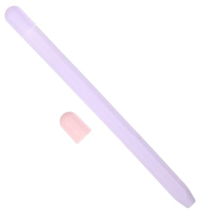 SECFOU Cover in Silicone Antiscivolo per Penna Stilo Generazione 2, Custodia Protettiva Antigraffio e Anticaduta, Set Custodie per Studenti e Professionisti, Colore Viola Ametista